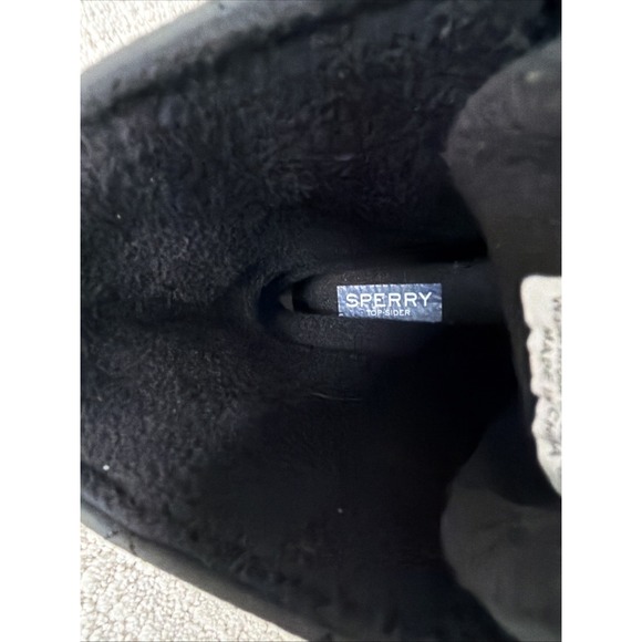 Sperry Top-sider Gosling Black Quilted Duck Boots Women's  Size 9 Waterproof - Picture 7 of 15